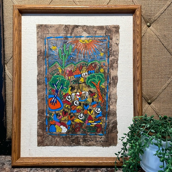 Joaquin Ascencio Mexican Folk Art painting